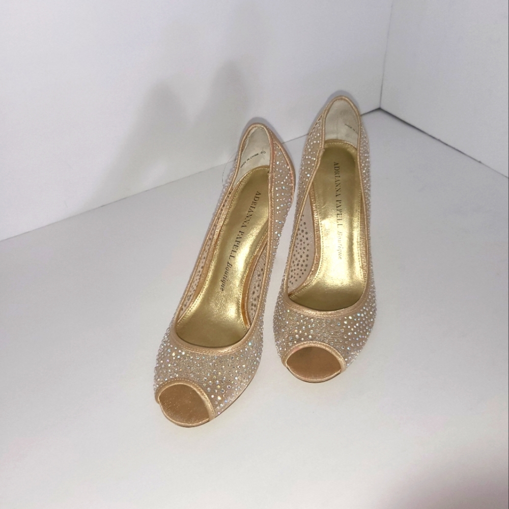 Adrianna Papell Rhinestone Heels